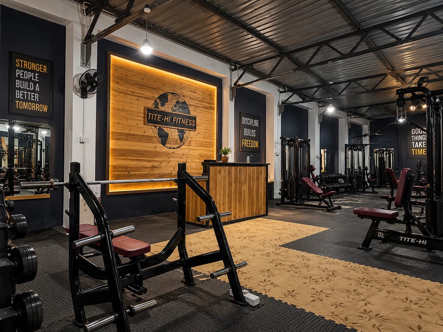 Members training at Tite-Hi Personal Training Gym